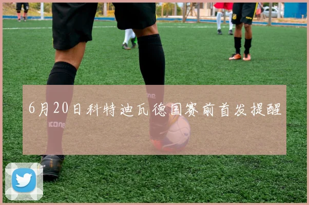 6月20日科特迪瓦德国赛前首发提醒
